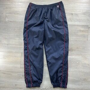 Lauren Ralph Lauren Womens PL Athletic Windbreaker Pants Zip Pockets Black